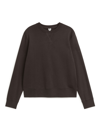 French Terry Sweatshirt - Brown