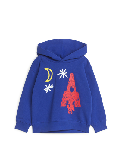 Organic Cotton Hoodie - Blue