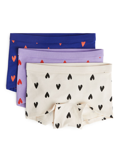 Cotton Jersey Boxer Briefs - Purple