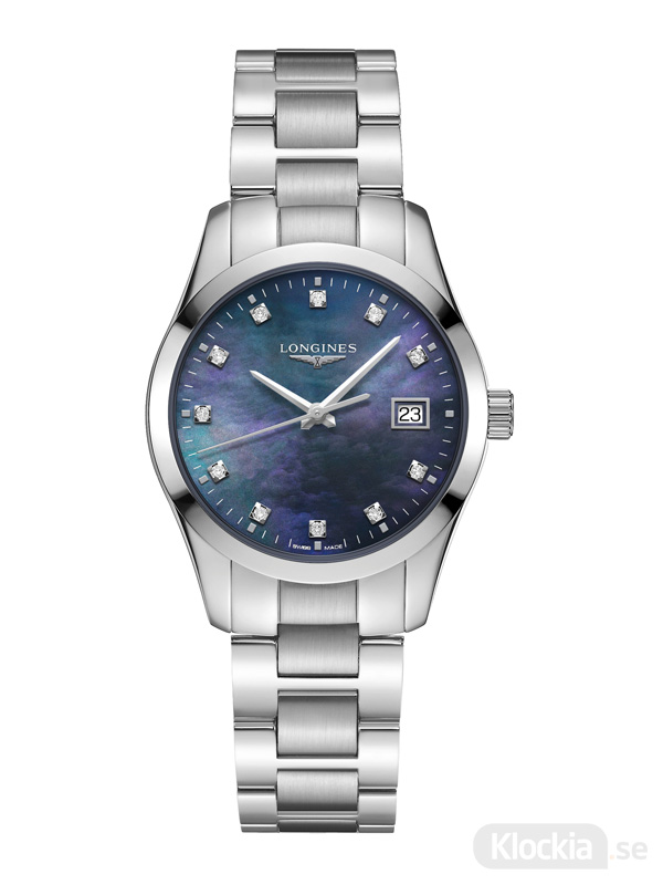 LONGINES Conquest Classic Diamonds 34mm L2.386.4.88.6