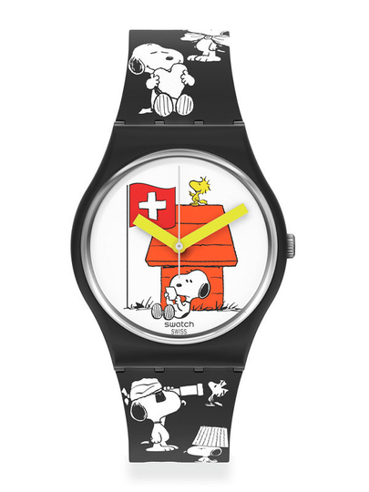 SWATCH Peanuts Grande Bracchetto SO28Z107