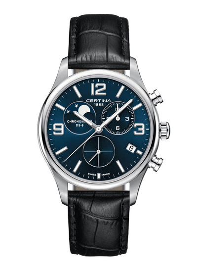 CERTINA DS-8 Moon Phase 42mm C033.460.16.047.00 - Herrklocka