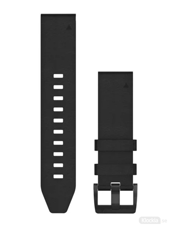 Garmin QuickFit 22mm - Klockarmband, Svart Läder
