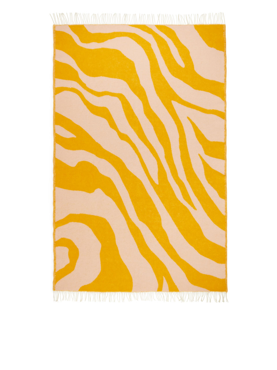 Klippan Zebra Wool Blanket - Pink