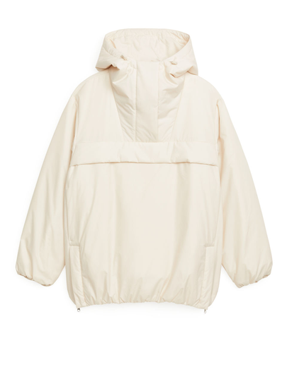 Padded Outdoor Anorak - Beige