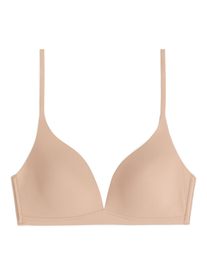 Padded Soft Bra - Beige