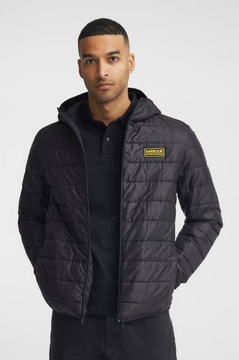 Barbour Jacka B.Intl Hooded Reed Quilt Svart