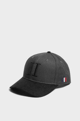 Les Deux Keps Baseball Cap Suede II Grå