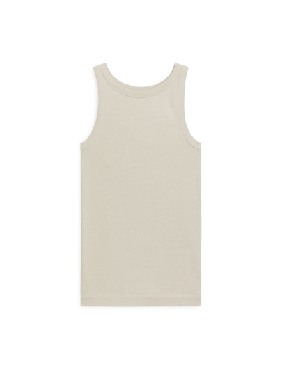 Rib Knit Tank - Brown