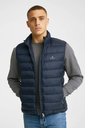 Gant Väst Light Down Gilet Blå