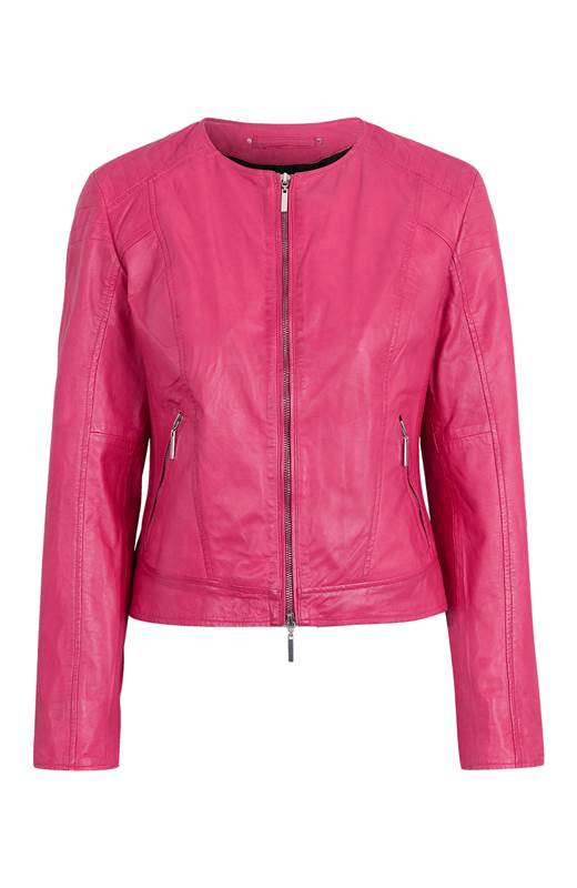 Cellbes Kort skinnjacka Cerise