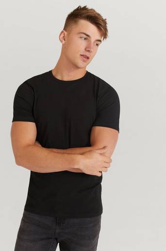 Bread & Boxers T-shirt 2-pack Crew Neck Tee Svart