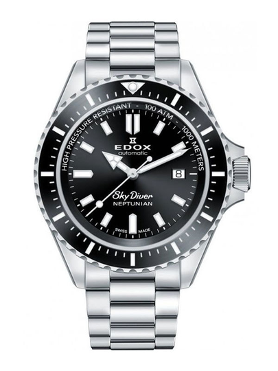 Edox SkyDiver Neptunian Date Automatic-80120-3NM-NIN