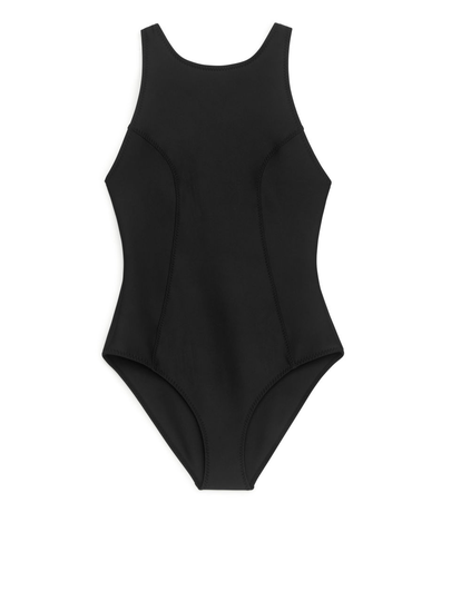 Scuba Racerback Swimsuit - Black