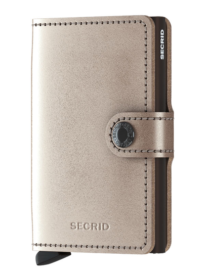 Secrid Miniwallet Metallic Champagne MMe-Champagne