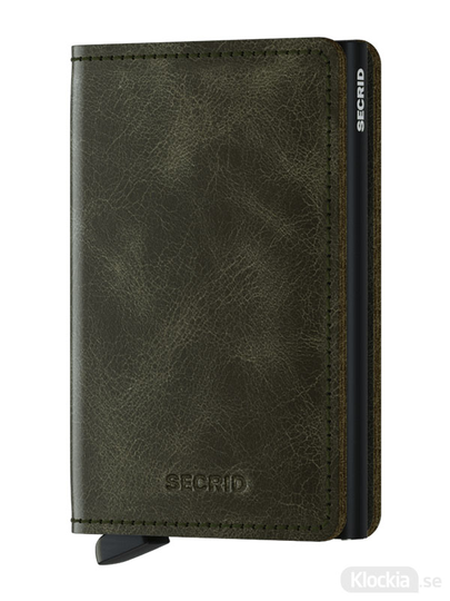 SECRID Slimwallet Vintage Olive-Black SV-Olive-Black