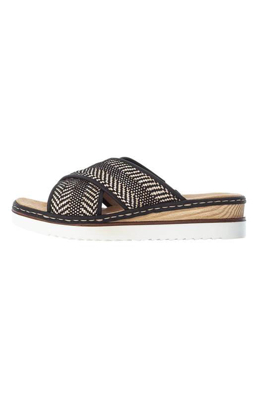 Rieker Sandal Svart Natur