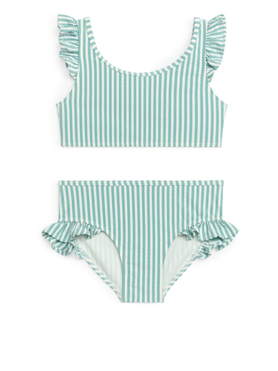 Frill Bikini Set - Green