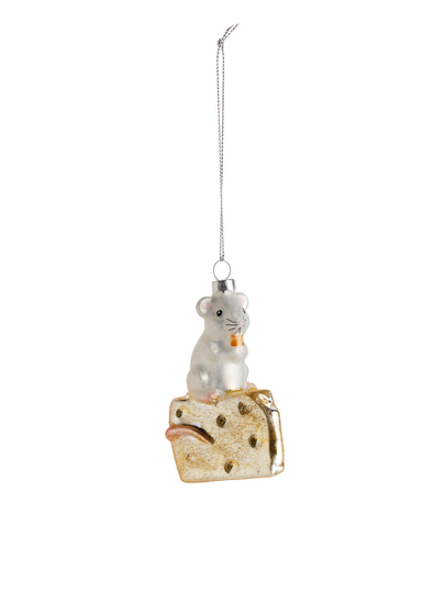 Sass & Belle Mouse Bauble - White