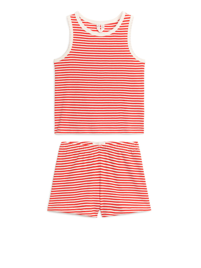 Tank and Shorts Pyjama Set - Orange