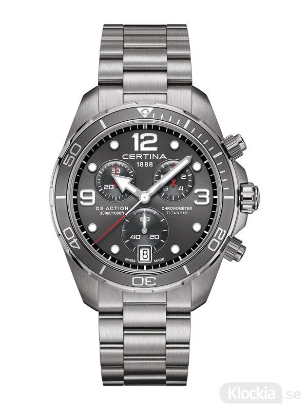 Herrklocka CERTINA DS Action Chrono Titanium C032.434.44.087.00