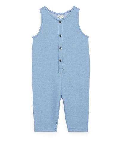 Jersey Dungaree - Blue