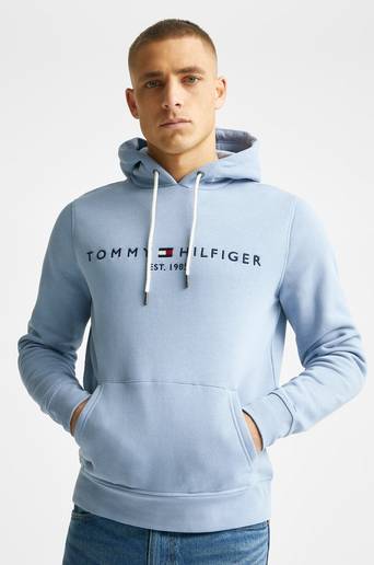 Tommy Hilfiger Hoodie Tommy Logo Hoody Blå