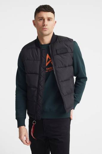 Alpha Industries Väst Puffer Vest LW Svart