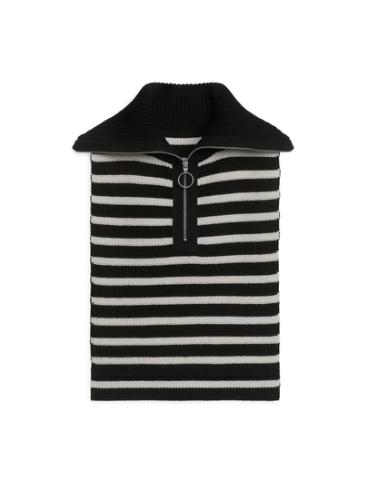 Half-Zip Collar - Black