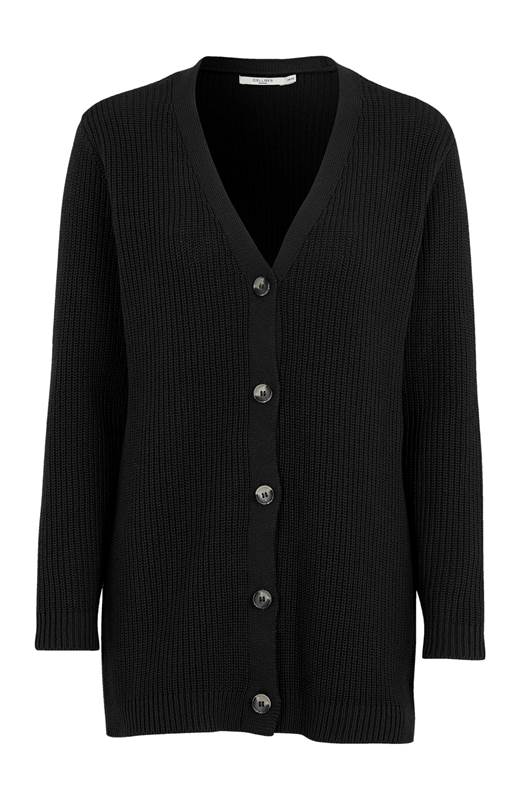 Cellbes Cardigan i bomull Svart
