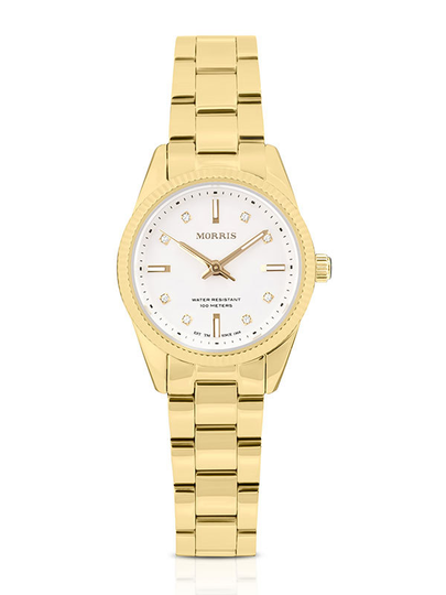 MORRIS Chloé IPG Silver-Metal M0286 Damklocka