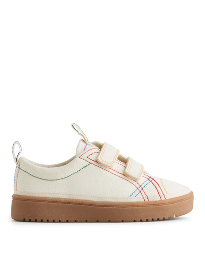 Canvas Trainers - White