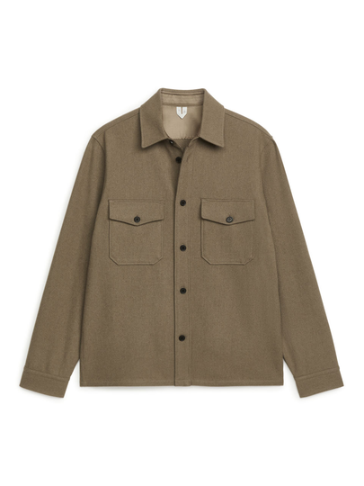 Wool Overshirt - Green
