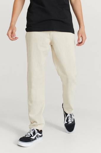 Studio Total Byxor Regular Tapered Twill Natur