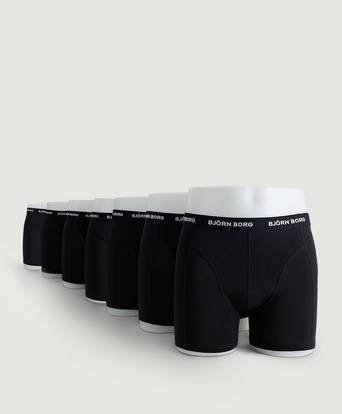 Björn Borg 7-Pack Boxerkalsonger Essential Boxer 7P Svart