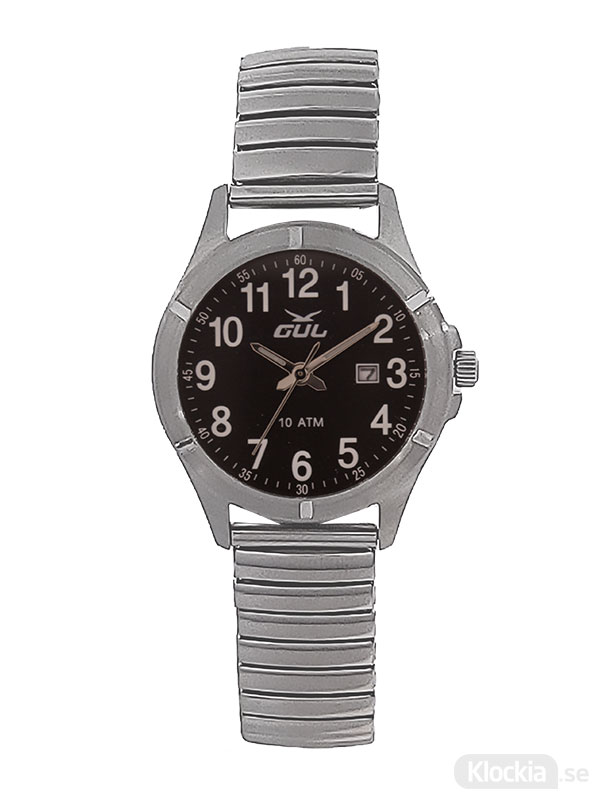GUL Surf Flex Black 525021001 - Barnklocka