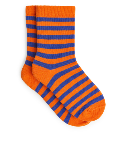 Striped Socks - Orange