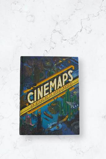 Dokument Press Bok Cinemaps Blå