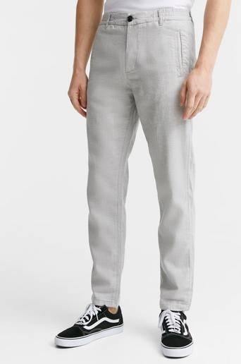 GABBA Byxor Monza Broke Linen Pant Beige