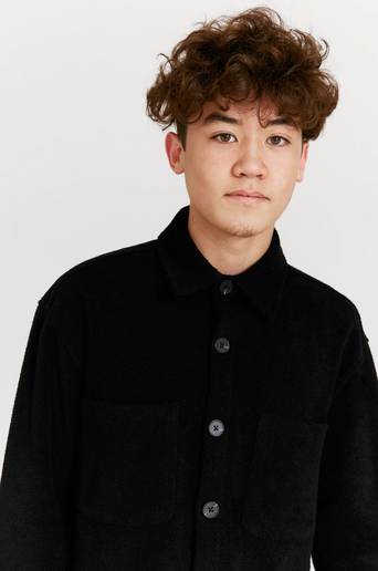 Studio Total Overshirt Relaxed Pile Overshirt Svart