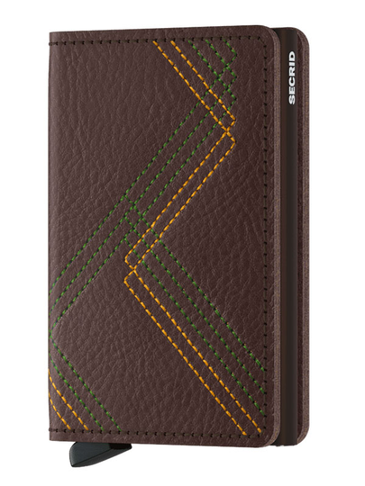 SECRID Slimwallet Stitch Linea Espresso