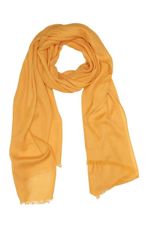 Cellbes Vävd scarf Senapsgul