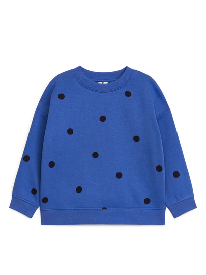 Printed Sweatshirt - Blue