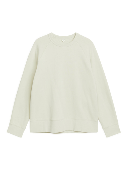 Regular-Fit Cotton Sweatshirt - Green