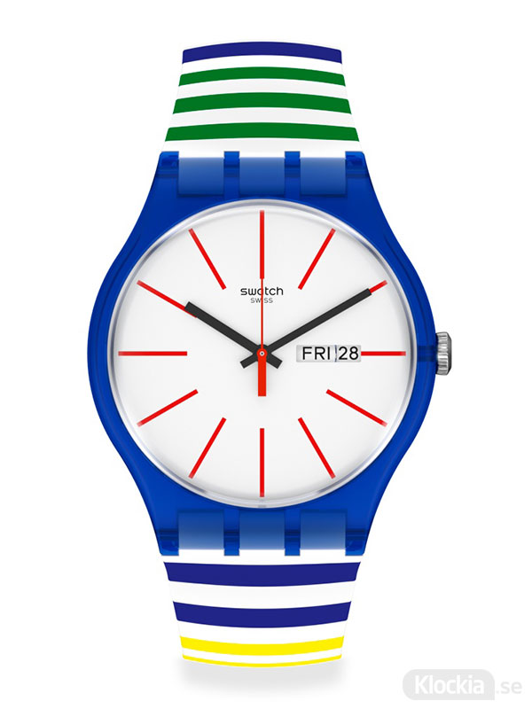 Damklocka SWATCH Home Stripe Home SUON715