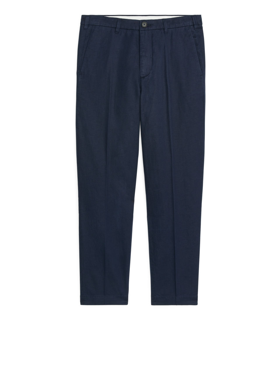 Regular Trousers Cotton Linen - Blue