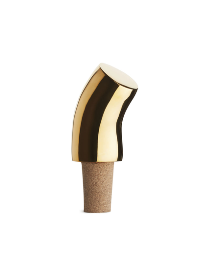 Brass Bottle Stopper - Gold