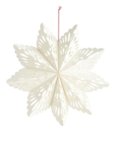 Paper Ornament 30 cm - White