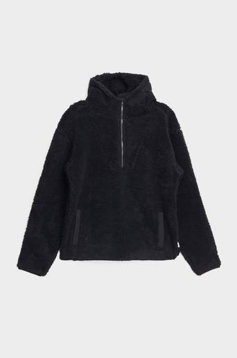 Studio Total Pile 1/2 Zip Hoodie Svart