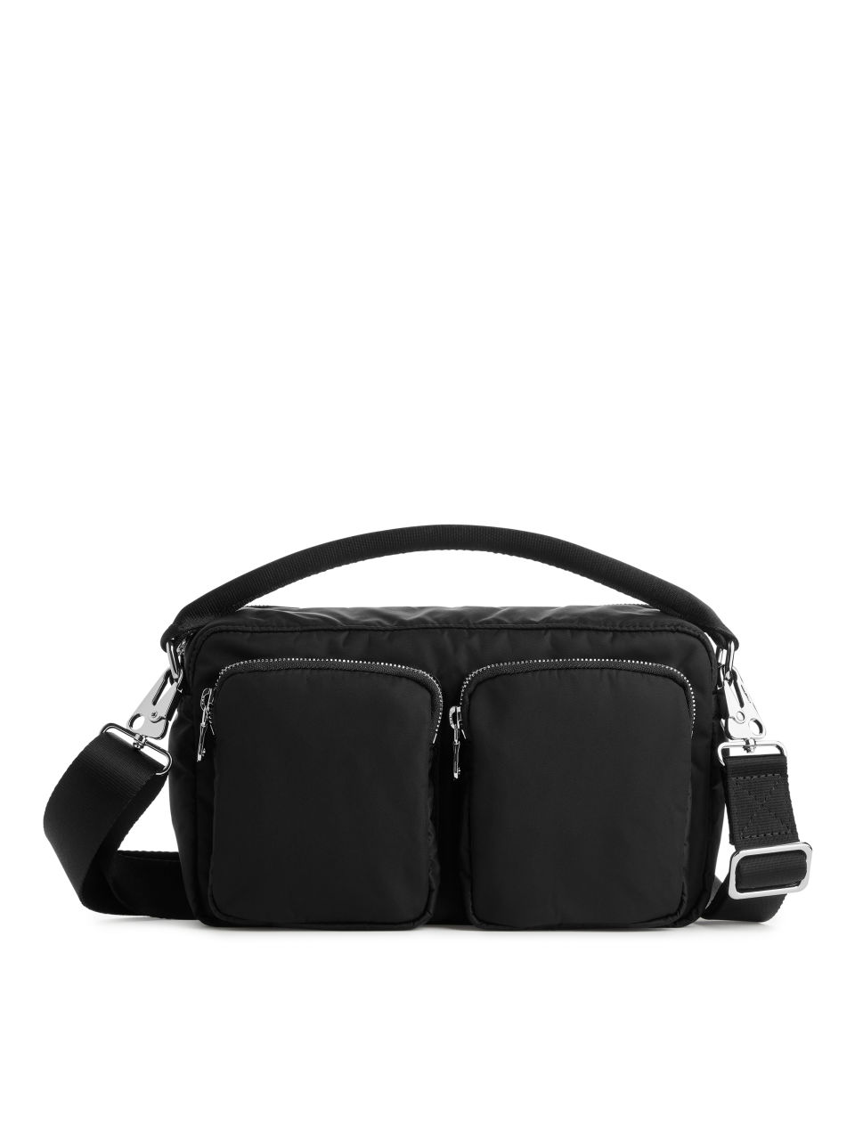 Multipocket Crossbody Bag - Black